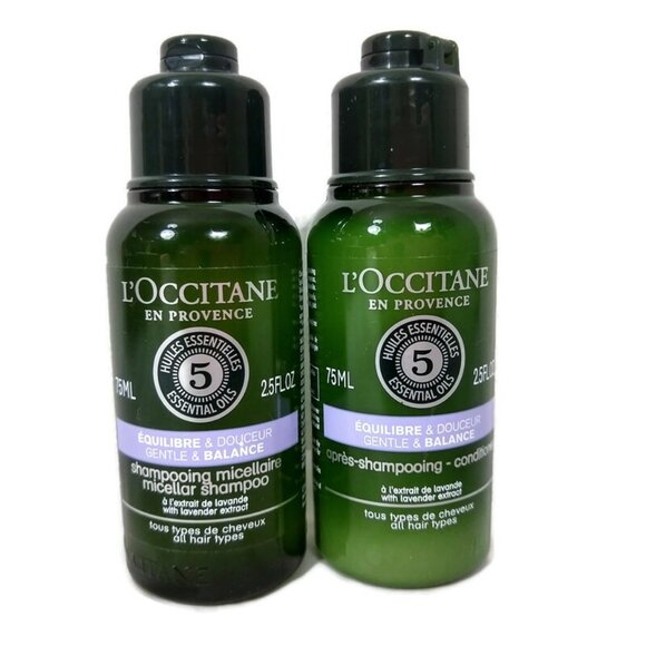 L'Occitane Gentle & Balance Shampoo & Conditioner (all Hair Type) 75ML X 2 NEW - Picture 1 of 5